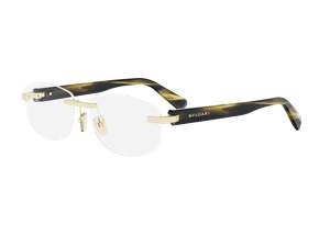Bulgari BV50087U round eyeglasses in 033 Gold