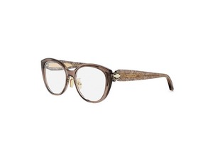 Bulgari BV50073F round eyeglasses in 050 Brown