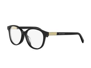 Bulgari BV50083F square eyeglasses in 001 Black