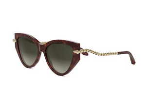 Bulgari BV40001I round sunglasses in 01A Black