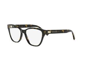 Bulgari BV50094I square eyeglasses in 052 Havana