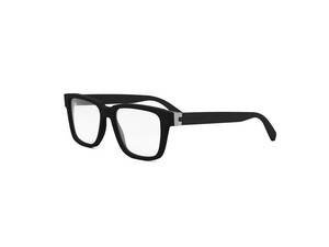 Bulgari BV50035I square eyeglasses in 002 Black