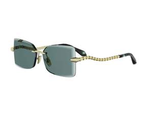 Bulgari BV40094U square sunglasses in 30N Gold