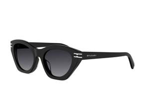 Bulgari BV40099F round sunglasses in 01B Black