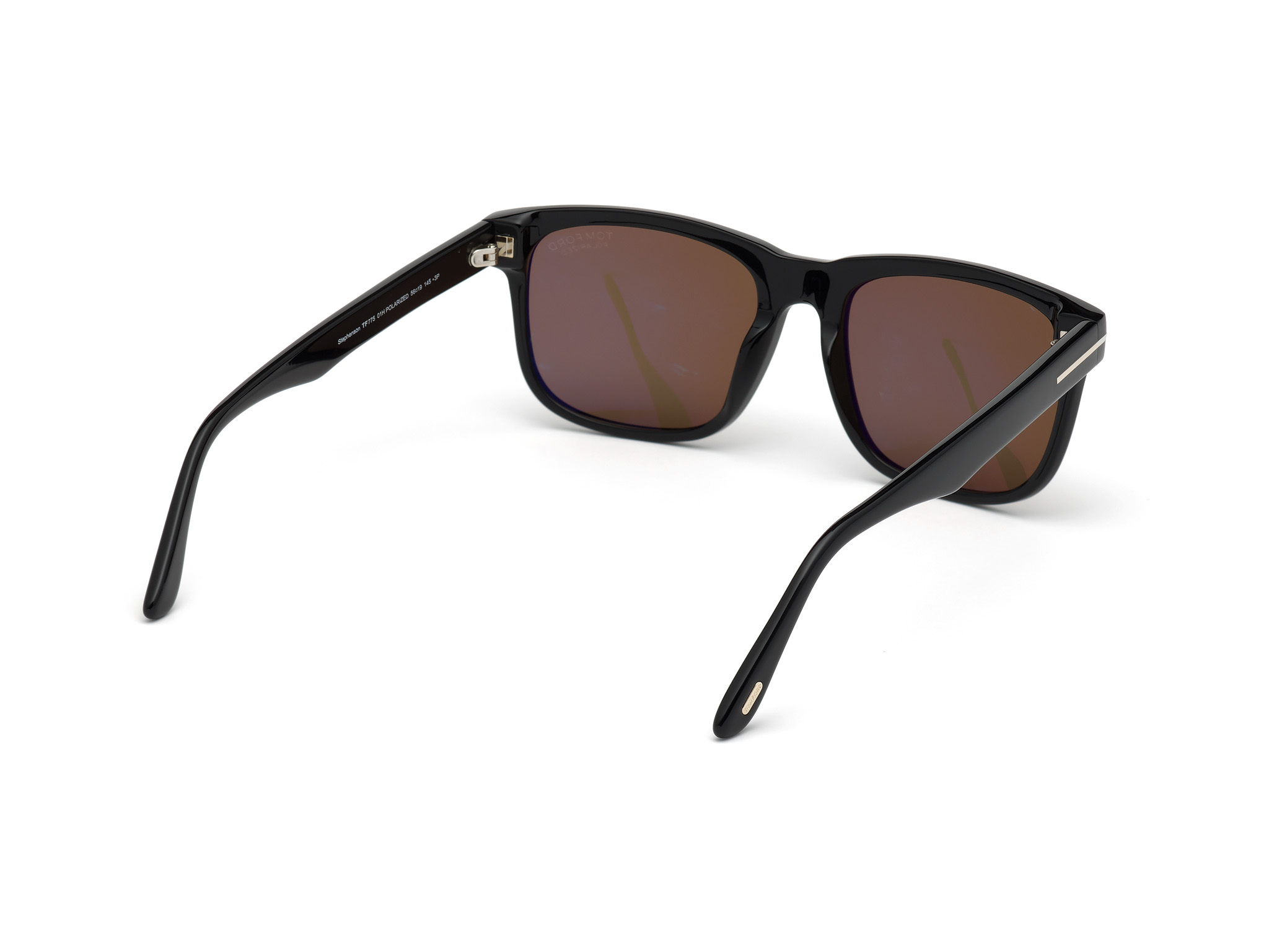 FT0775 Stephenson / 01H - Shiny Black/ Brown Polarized Lenses