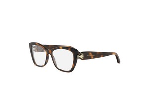 Bulgari BV50074I square eyeglasses in 053 Havana