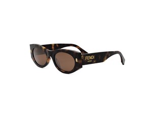 FENDI FE40125I round sunglasses in 55 E