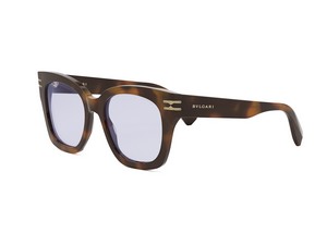 Bulgari BV50008I round eyeglasses in 053 Havana