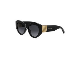 Bulgari BV40050I round sunglasses in 01B Black