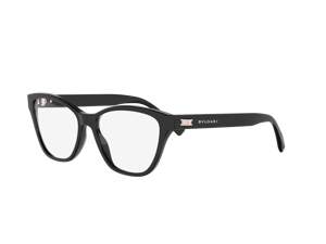 Bulgari BV50094I square eyeglasses in 001 Black