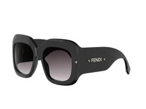 FENDI FE40236I round sunglasses in 01 B