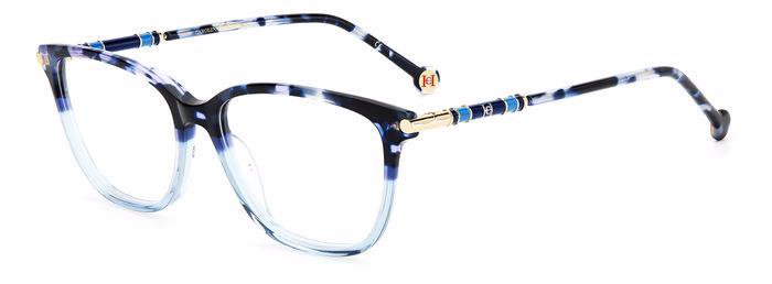 Carolina Herrera CH 0027 rectangle eyeglasses in Havana 2