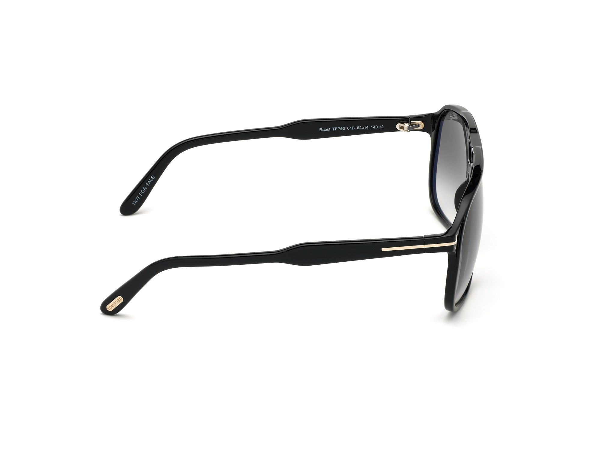FT0753 / shiny black / gradient smoke