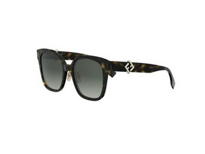 FENDI FE40186F aviator sunglasses in 52 P
