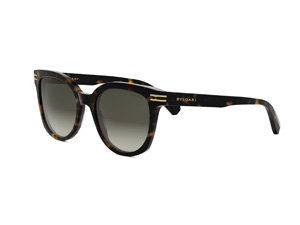 Bulgari BV40027I aviator sunglasses in 52F Havana
