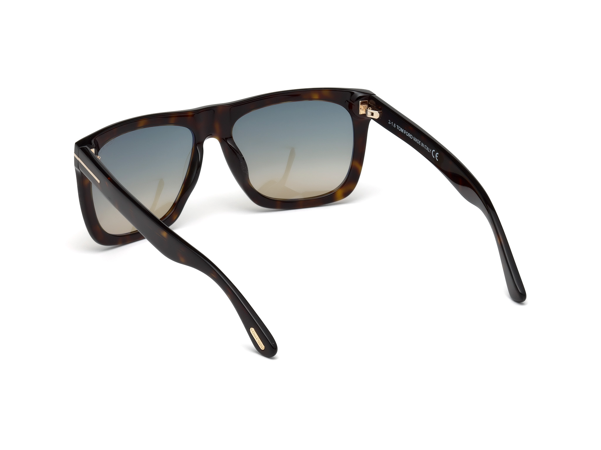 FT0513 Morgan / Shiny Dark Havana / Gradient Turquoise-To-Sand Lenses