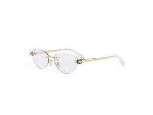 Bulgari BV50072U cateye eyeglasses in 033 Yellow