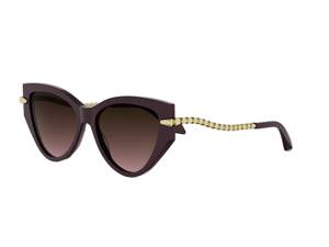 Bulgari BV40001I round sunglasses in 81T Violet