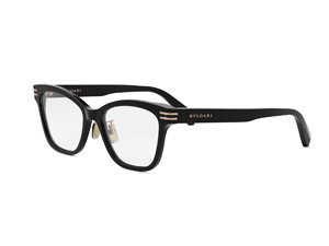 Bulgari BV50009F square eyeglasses in 001 Black