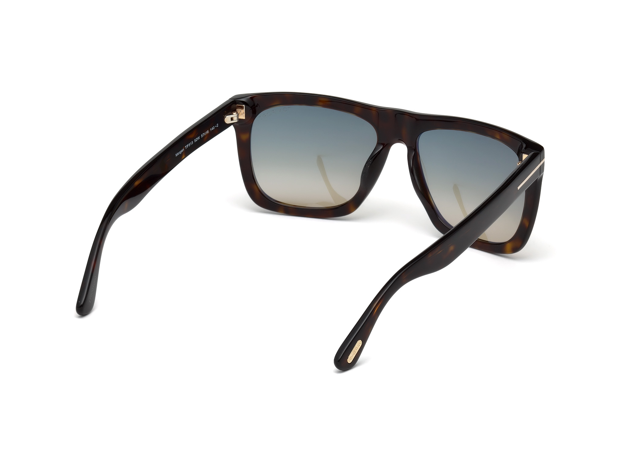 FT0513 Morgan / Shiny Dark Havana / Gradient Turquoise-To-Sand Lenses