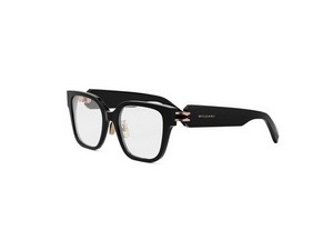 Bulgari BV50046F square eyeglasses in 001 Black