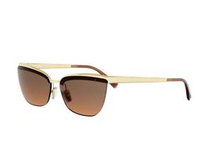 Bulgari BV40106U aviator sunglasses in 30F Gold