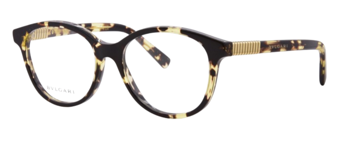 Bulgari BV50083I cateye eyeglasses in 056 Havana