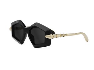 Bulgari BV40003I square sunglasses in 01A Black