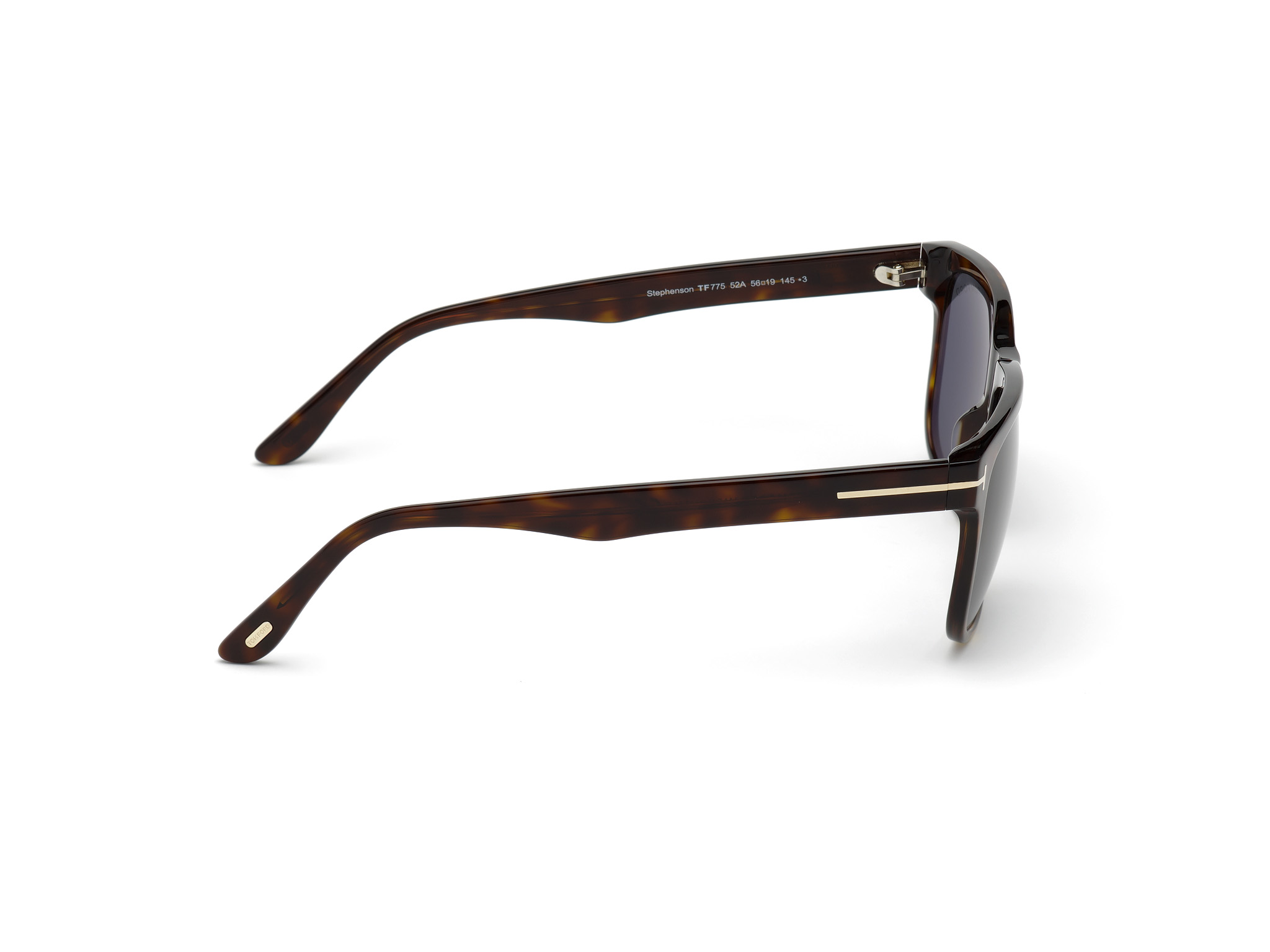 FT0775 Stephenson / 52A - Classic Dark Havana/ Smoke Lenses
