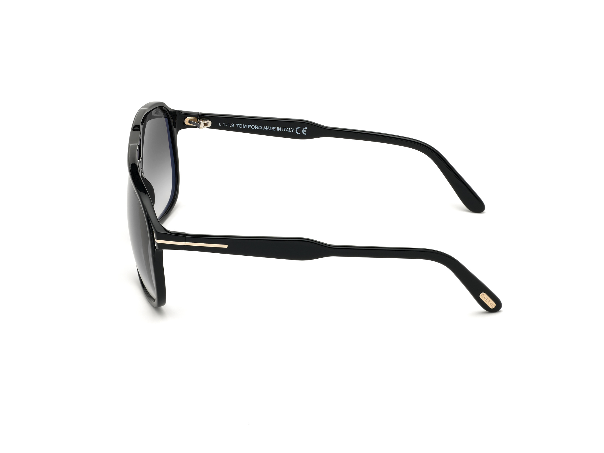 FT0753 / shiny black / gradient smoke