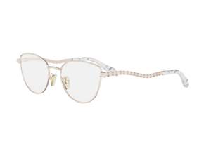 Bulgari BV50081U round eyeglasses in 028 Rose