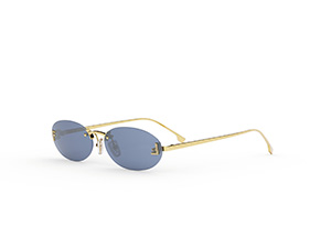 FENDI FE4075US aviator sunglasses in 30 V