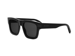 Bulgari BV40015I rectangle sunglasses in 01A Black