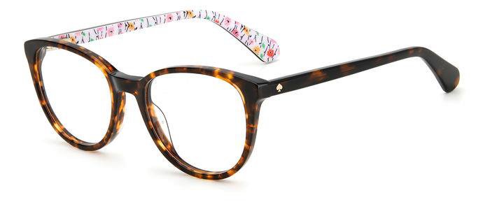 Kate Spade AILA rectangle eyeglasses in Havana