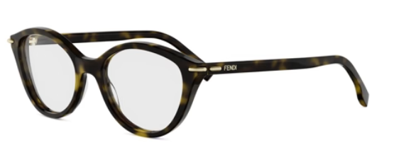 FENDI FE50154I square eyeglasses in 052