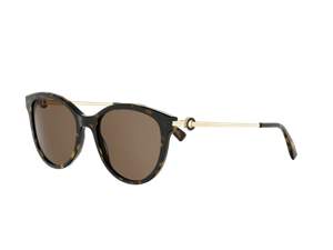 Bulgari BV40110I round sunglasses in 52E Havana