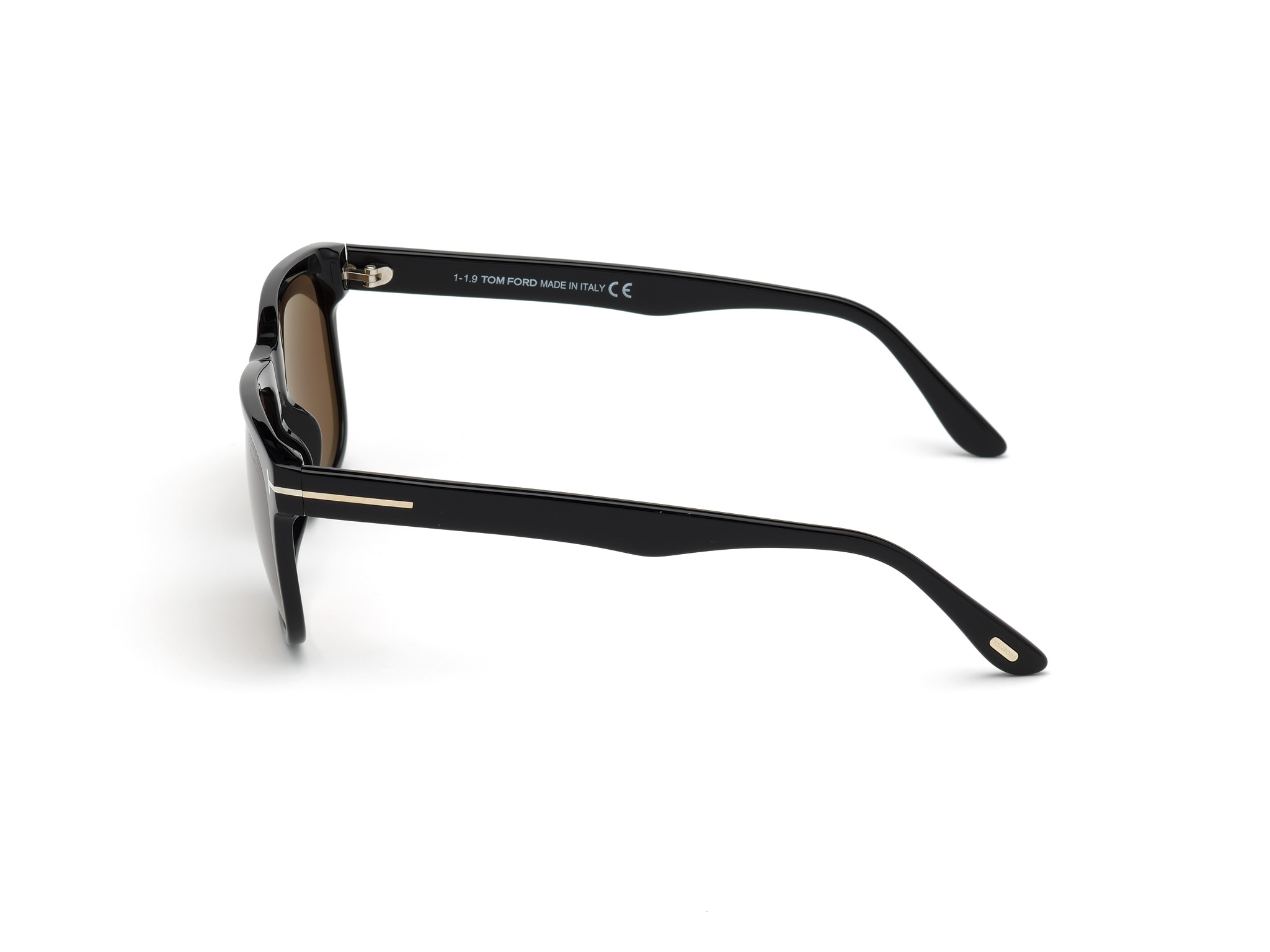 FT0775 Stephenson / 01H - Shiny Black/ Brown Polarized Lenses