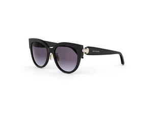 Bulgari BV40086F aviator sunglasses in 01Z Black