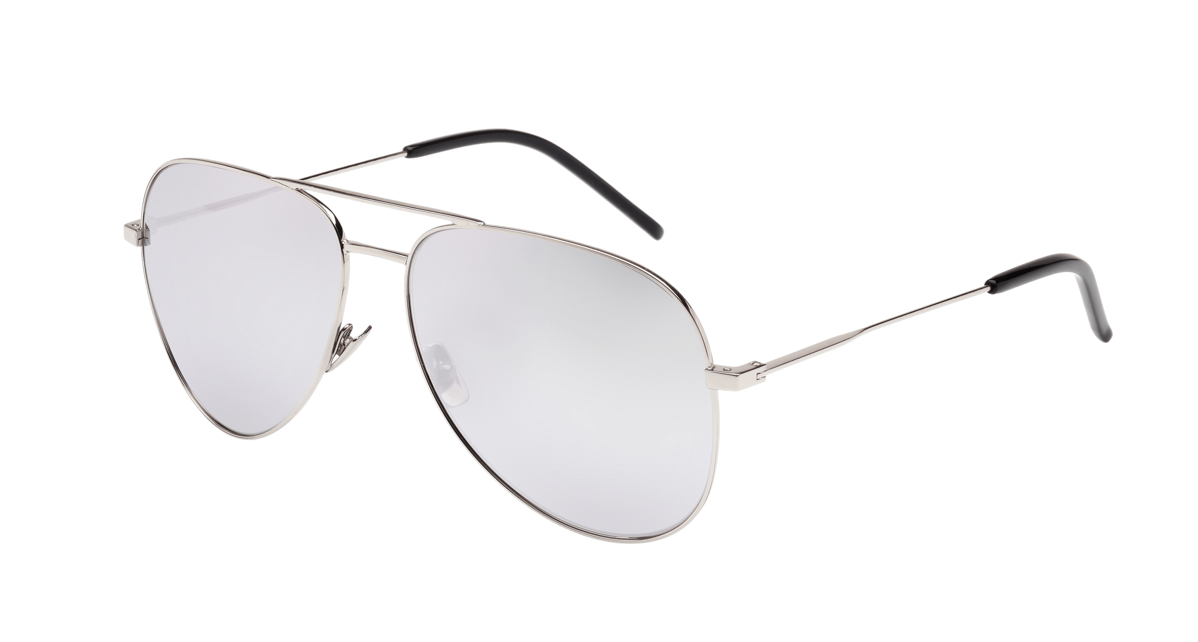 Saint Laurent CLASSIC 11 aviator sunglasses in Silver