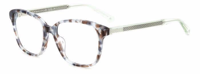 Kate Spade ACERRA rectangle eyeglasses in Blue Hvna