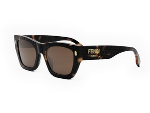 FENDI FE40100I aviator sunglasses in 55 E