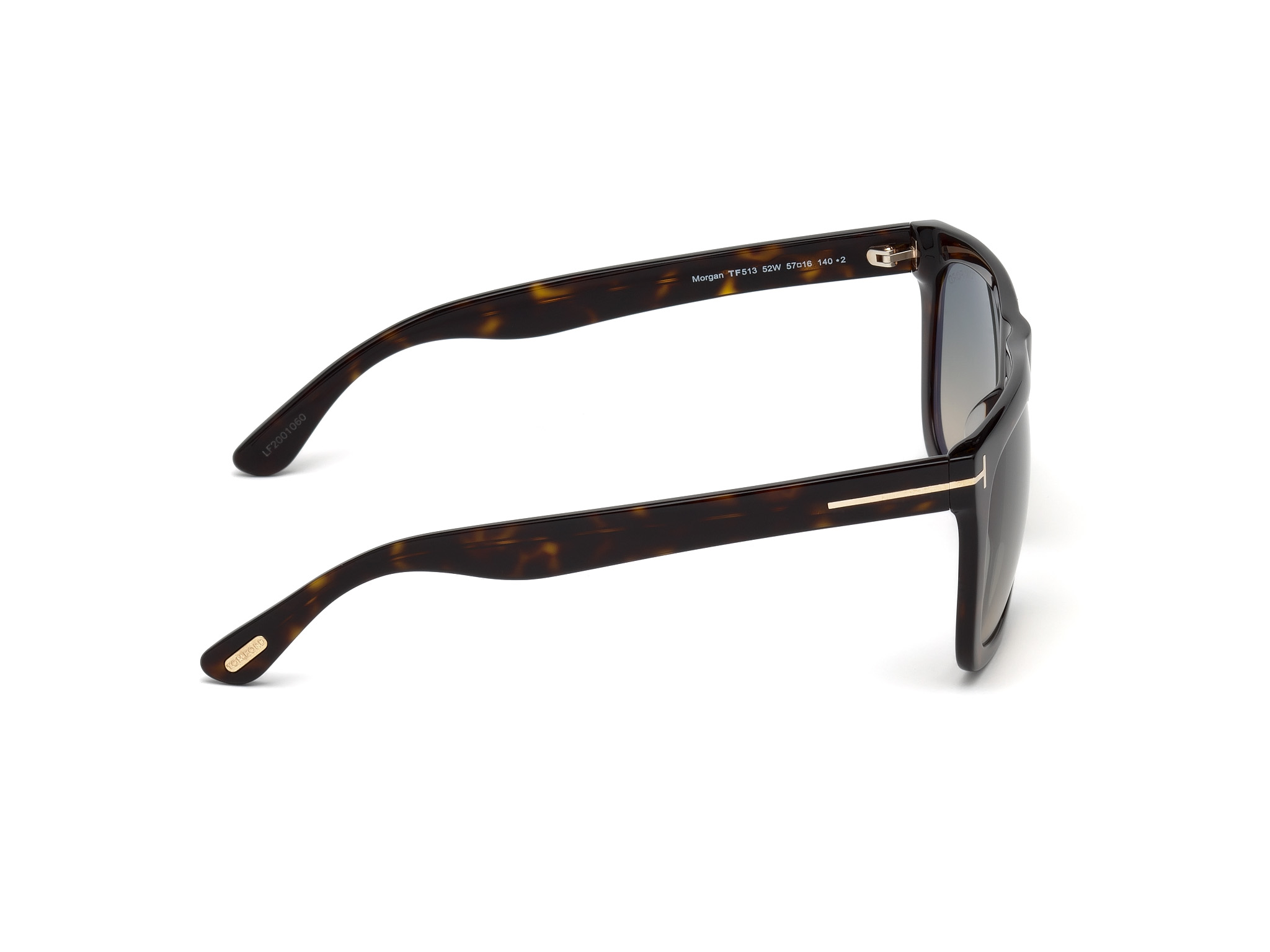 FT0513 Morgan / Shiny Dark Havana / Gradient Turquoise-To-Sand Lenses