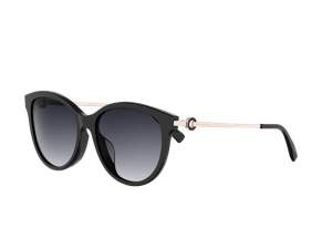 Bulgari BV40110F round sunglasses in 01B Black