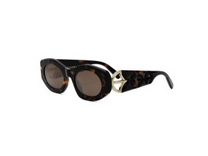 Bulgari BV40049I cateye sunglasses in 53E Havana