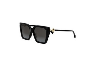 FENDI FE40161F aviator sunglasses in 01 B