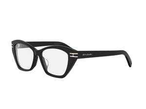 Bulgari BV50084F square eyeglasses in 001 Black