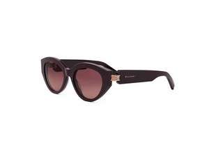 Bulgari BV40046I round sunglasses in 81T Violet