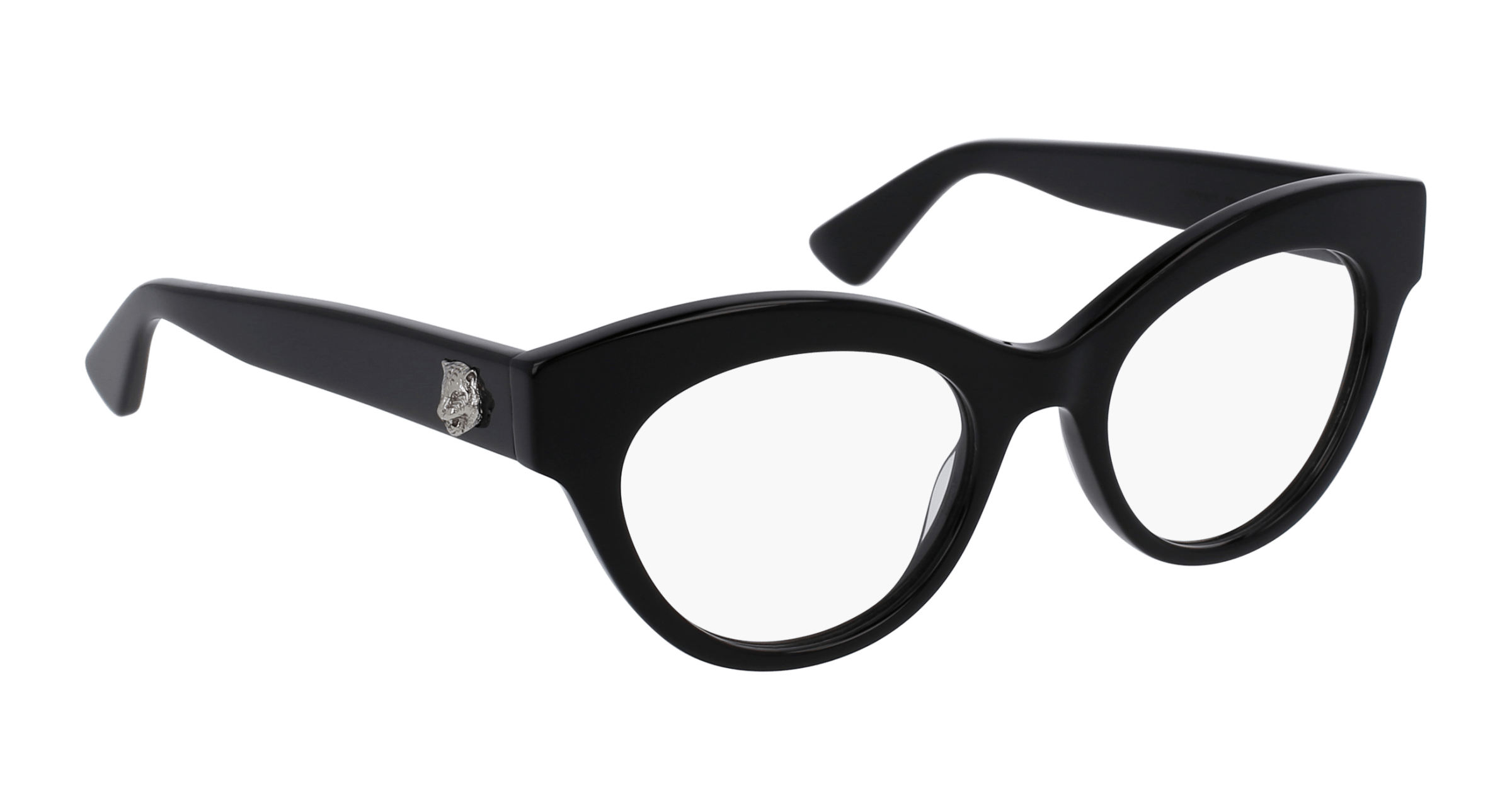 Gucci GG0030O cateye sunglasses in Black Black Transparent
