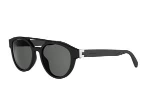 Bulgari BV40105I round sunglasses in 02D Black