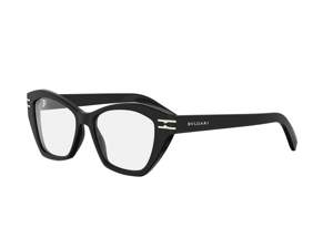 Bulgari BV50084I square eyeglasses in 001 Black